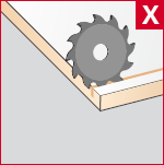 Optional - Vertical Grooving Saw